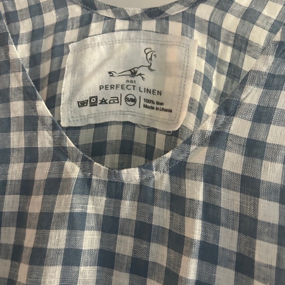notPERFECTLINEN Gingham Dress - Picture 2 of 6